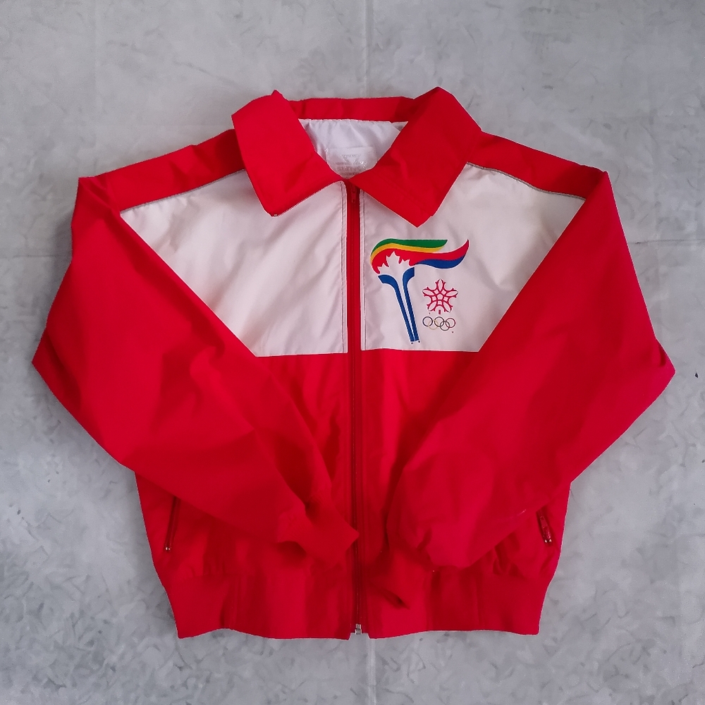 Vintage 1988 Olympics Games Calgary Torch Runner Track Suit - Picture 7 of 13